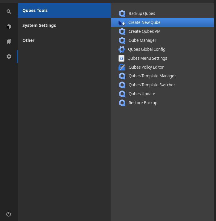 create new qube